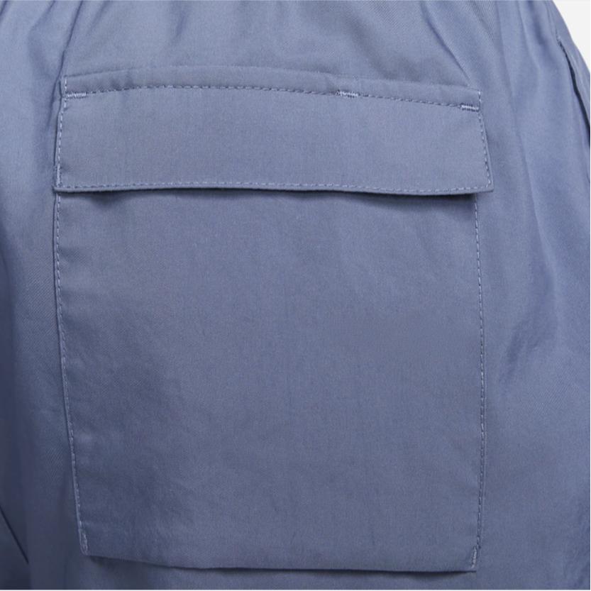 Nike Шорты с высокой талией и завязками на шнурке с однотонным логотипом, мужские плавки, темно-синие DM6829-491