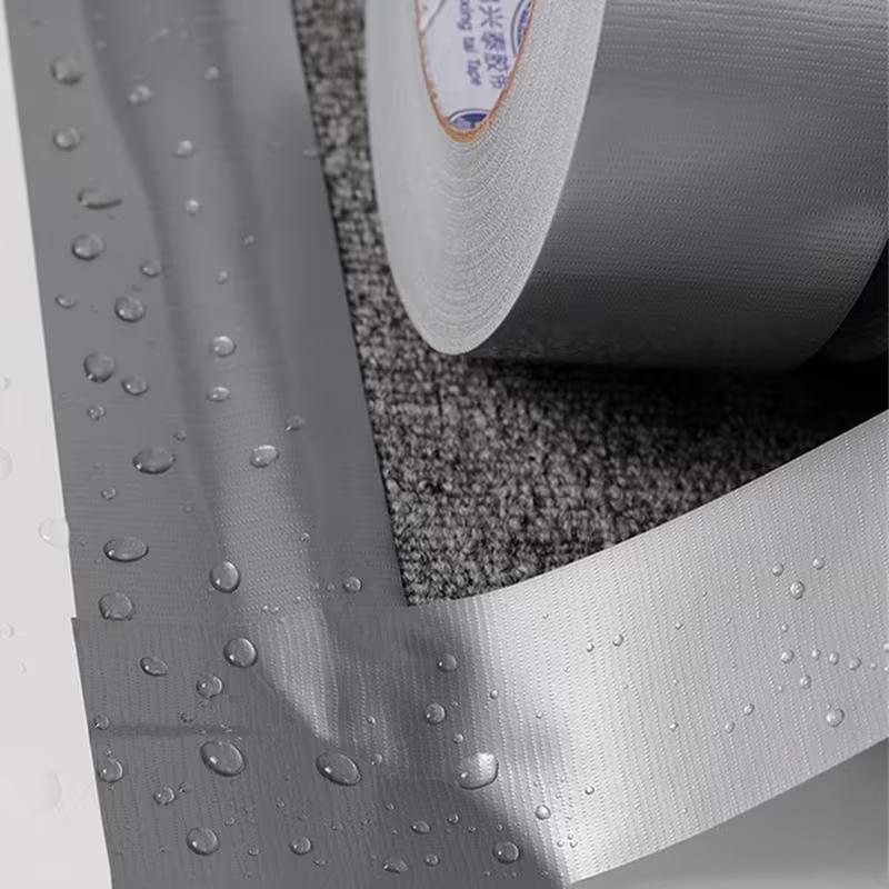 Super Sticky Duct Tape Waterproof Cloth Repair Tape Heavy Duty Silver Gray Adhesive Tape for Home DIY Office Repairs
