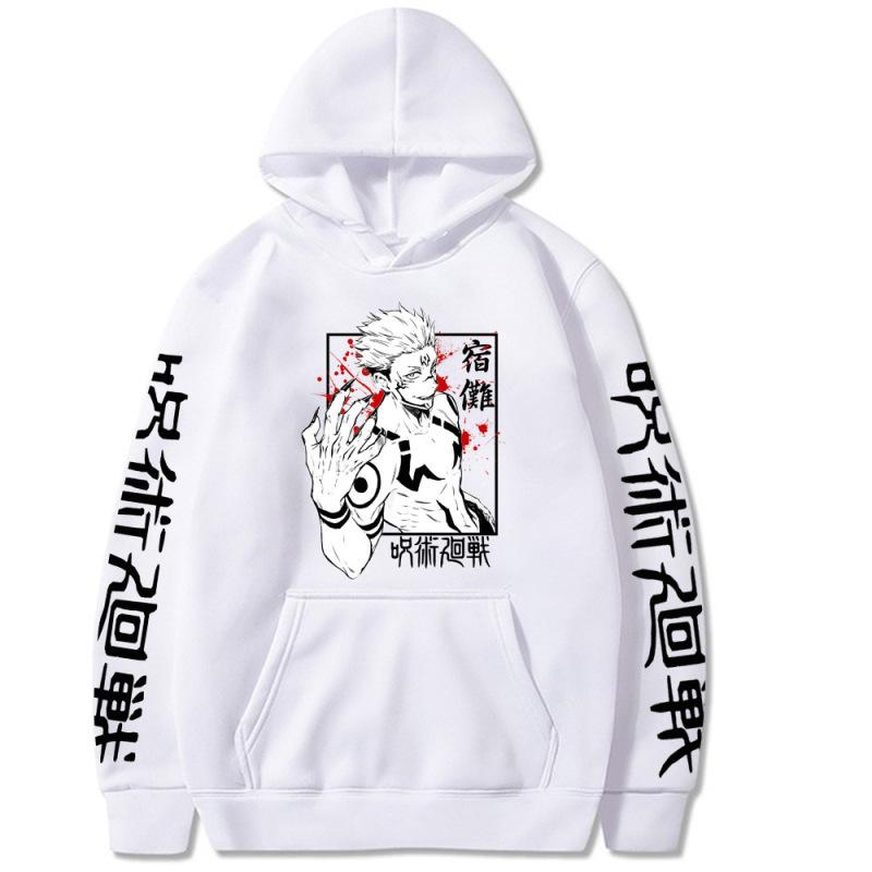 Толстовки унисекс, японское аниме дзюдзюцу кайсен, мужские толстовки с героями мультфильмов Yuji Itadori Ryomen Sukuna, уличная одежда большого размера с графикой, мужская