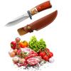 2023 Нож для мяса Кухонный острый нож Нержавеющая сталь Кухонный нож Рыбалка Барбекю Резка мяса и фруктов с подарочной крышкой