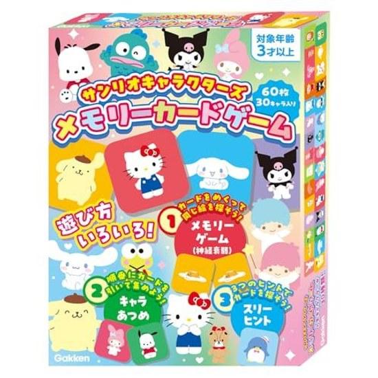 Gakken Настольная игра на память с персонажами Sanrio (Рекомендуется для детей от 3 лет) 83093 Stayful