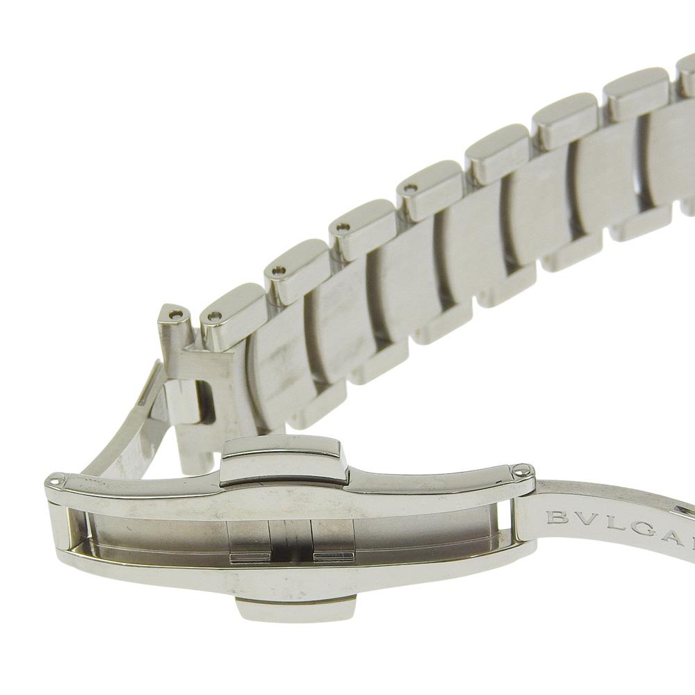 BVLGARI Assioma Watches AA26S blackDial Stainless Steel Quartz Analog display Women Used