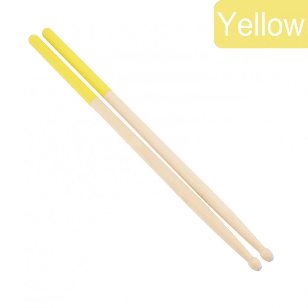 2pcs 7A Drum Sticks Non Slip Multiple Color Maple Musical Instruments Drumsticks Wood Drum Stick for Kids Students / Beginners