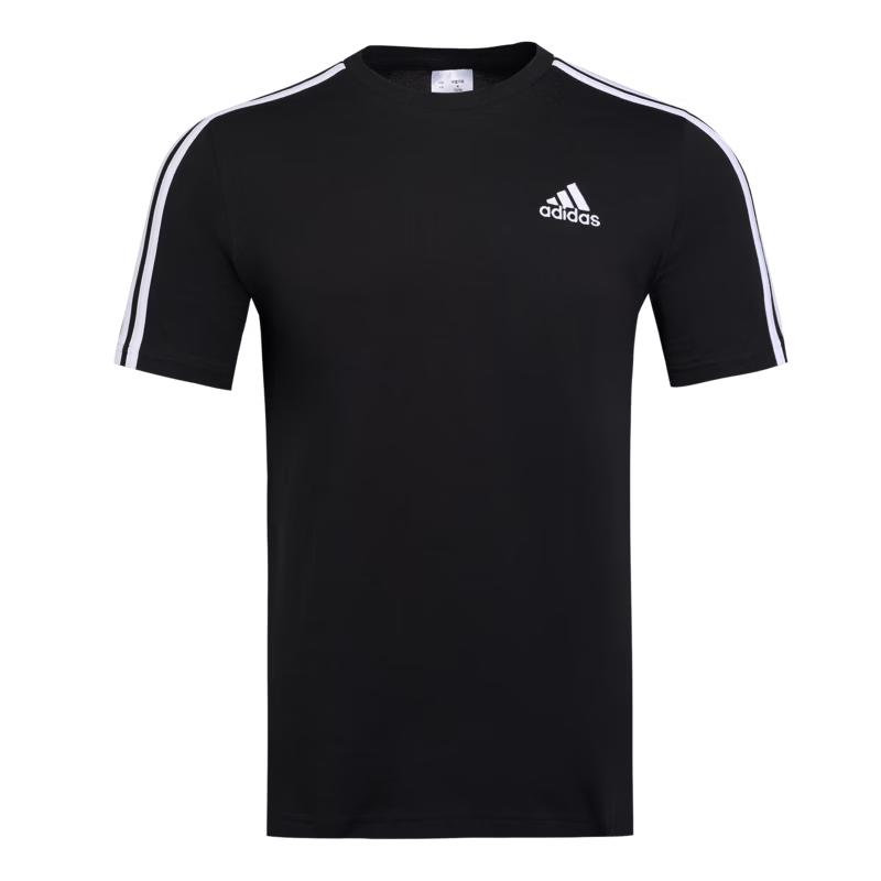 adidas Мужская повседневная удобная футболка с коротким рукавом