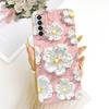 Daisy Bow Pattern Butterfly Flower Cherry Back Cover For Tecno Camon 17 17P 17 Pro Phone Case Soft Silicone Casing CG6 CG7 CG8