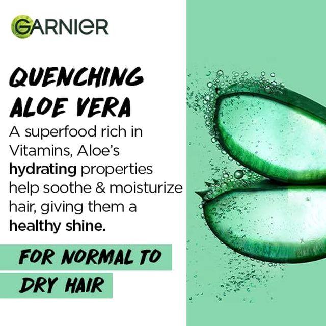 Garnier Fructis, увлажняющая маска для волос для нормальных и сухих волос, питание и блеск, питание для волос с алоэ вера