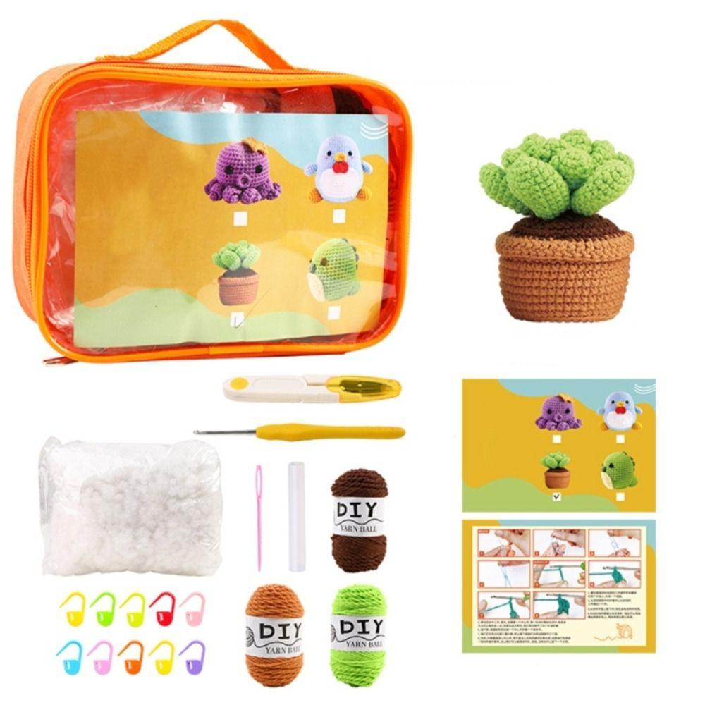 DIY Crochet Kit Handmade Hand Knitting Arts,Crafts & Sewing DIY Knitting Beginner