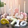 Candle Digital Mold Candle Silicone Molds DIY Birthday Anniversary Candle Making Handmade Soap Plaster Gypsum Resin Baking Tools