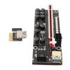 PCIE Riser Powered Adapter Card 6 Pin Compatible 1X 4X 8X 16X PCIE Interface Plug and Play USB