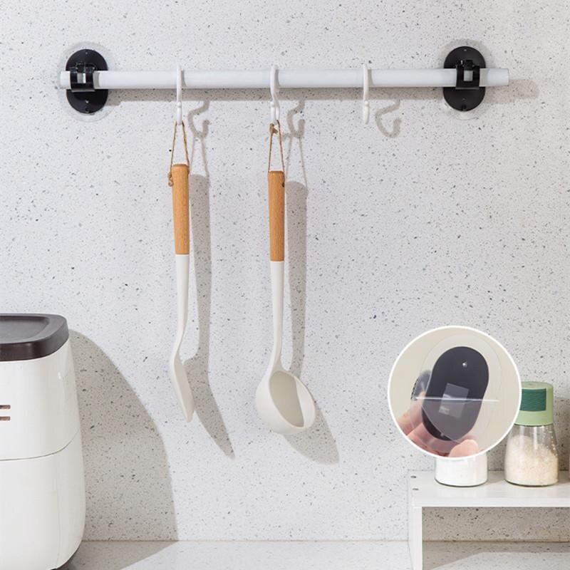 2 шт. Самоклеящиеся крючки Неперфорированные зажимы для карниза Крючки Вешалки для карниза для душа Бытовые фиксирующие зажимы-вешалки