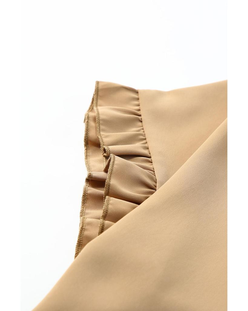 Azura Exchange Блузка оверсайз с оборками