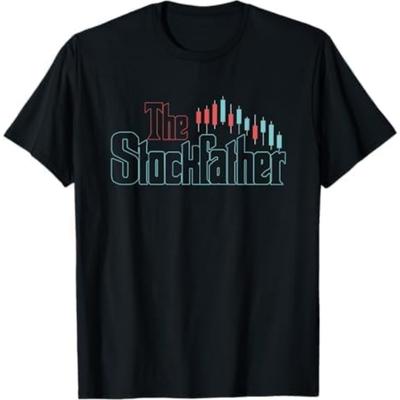 The Stockfather _ Трейдер фондового рынка _ Инвестирующий Инвестор Футболка VCD1 Мужская Женская Майка Свитшот Худи Черный