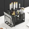 Multipurpose Kitchen Storage Rack Knife Holder Drawer Rack Cabinet Storage Holder Bathroom Organizer Shelves Drain Drying Rack