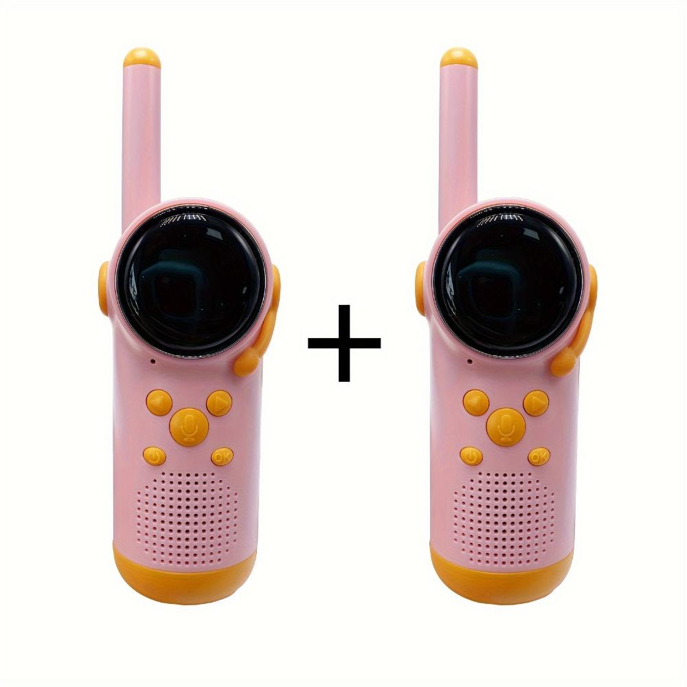 Pack of 2, Small and Cute Toy Walkie-talkie for Children with a Range of 3 Kilometers