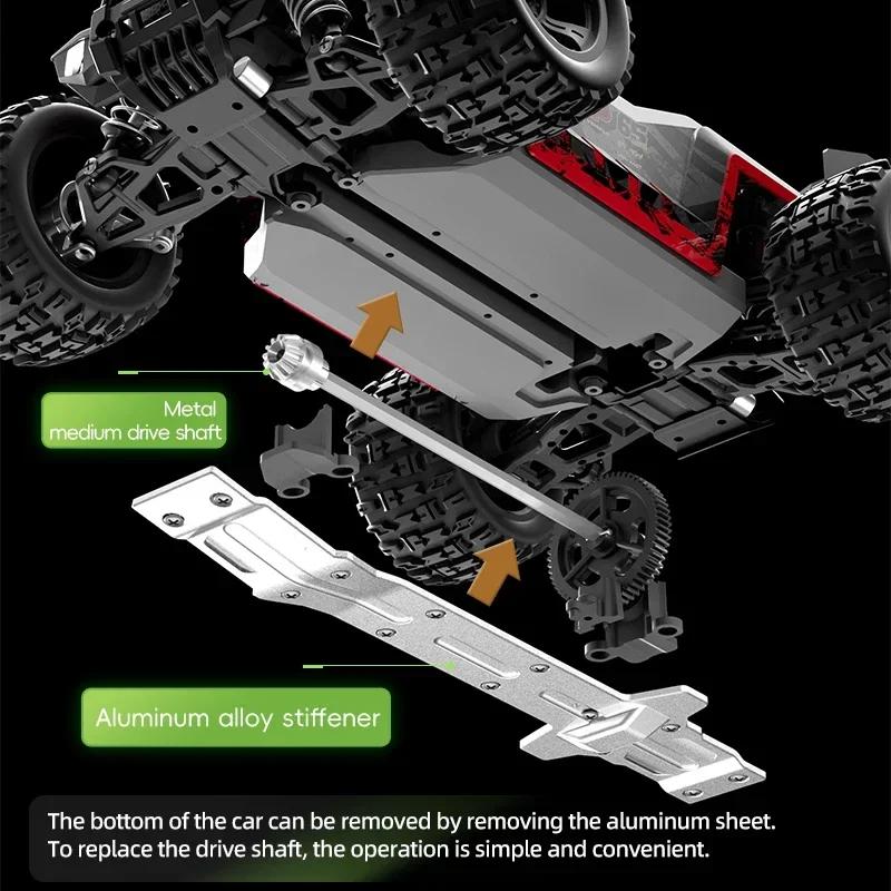2024 Новый LYZRC 1:16 50 км/ч 4WD RC автомобиль с дистанционным управлением LED автомобили высокоскоростной дрифт монстр-трак для детей игрушка подарок