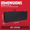 GATOR GWE Series Hard Case for Electric Guitars, Plywood with Tolex Lamination, GWE-TODFRHN (Compatible with Ibanez Tim Henson Signature Model TOD10N/
