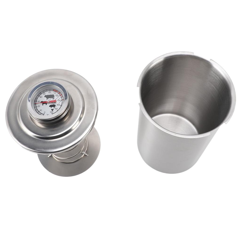 Ham Maker Large Capacity Multifunction Stainless Steel Meat Press with Thermometer for Making Health