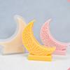 Moon Candle Silicone Moulds Handmade Candle Molds Moon Shaped Resin Casting Molds DIY Baking Molds Home Decorations