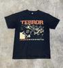 Футболка с принтом группы TERROR Hard Rock Хлопок Черный Унисекс Футболка AH1924 Унисекс Футболка