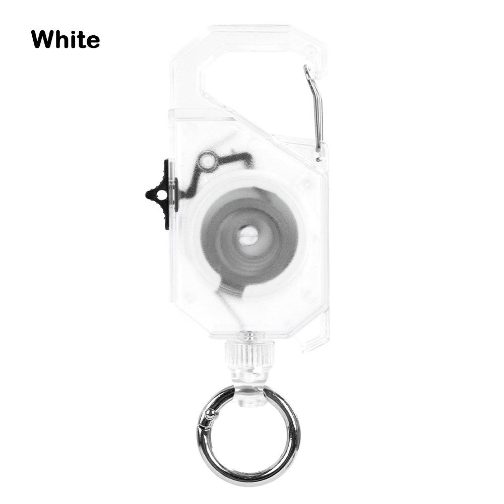 Multi-functional Plastic Elastic Keychain Hovering Type Retractable Retractable Buckle Rope Easy Pull Buckle Lanyard Outdoor