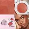 QIBEST Matte Blush Rouge Nude Makeup Palette Lasting Natural Brightening Pigment Contour, Matte Blush 2, 1