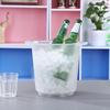 5L Portable Plastic Ice Bucket for Beer, Fruit, and Chilled Drinks