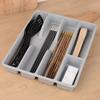 Cutlery Storage Box Classification Organization Large Capacity Multi Compartments Tableware Tray Fork Chopsticks Spoon Drawer Tableware Organizer