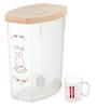 Rice Stores In Includes Measuring Miffy Insect-Resistant Container, Bag, Cup, Casters, 5kg, DRF5-A