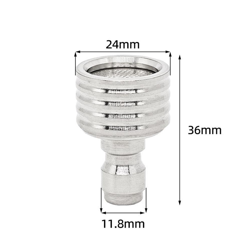 1 Pcs Stainless Steel Small Showerhead For Cleaning Flowers And Washing Car Machines High Pressure Car Wash Water Nozzle