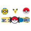 Ensemble Pour Ceinture Clip'n'Go Poké Ball, Quick Ball Et Pichu - JAZWARES - Jeu De Figurines - Rouge - Pokémon