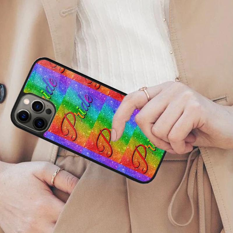lgbt Pride Personalised Name Magnetic Phone Case For APPLE iPhone 17 Air 16 14 13 12 Pro Max 15 Plus Wireless MagSafe Cover