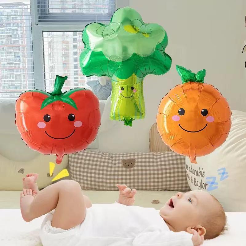 Гелиевые шары с мультяшными животными и фруктами для отслеживания ребенка