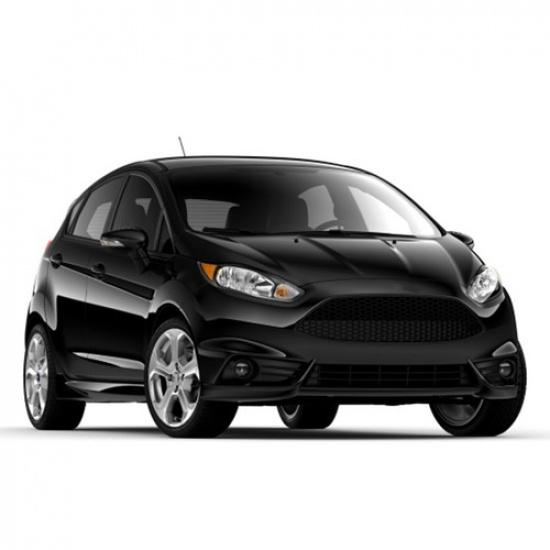 Fit For Ford Fiesta 2011-2017 Door Side Rear View Mirror Cover Trim Glossy Black