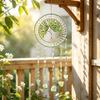 Crystal Agate Plate Car Pendant Sun Catcher Wind Chime Hanging Ornament for Home Decor for Wedding or Valentine's Day
