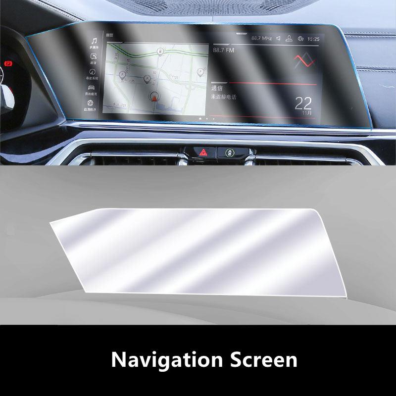 For BMW X5 19-21 G05 Car Interior Center Console Transparent TPU Protective Film Anti-scratch Repair Film Accessories Refit