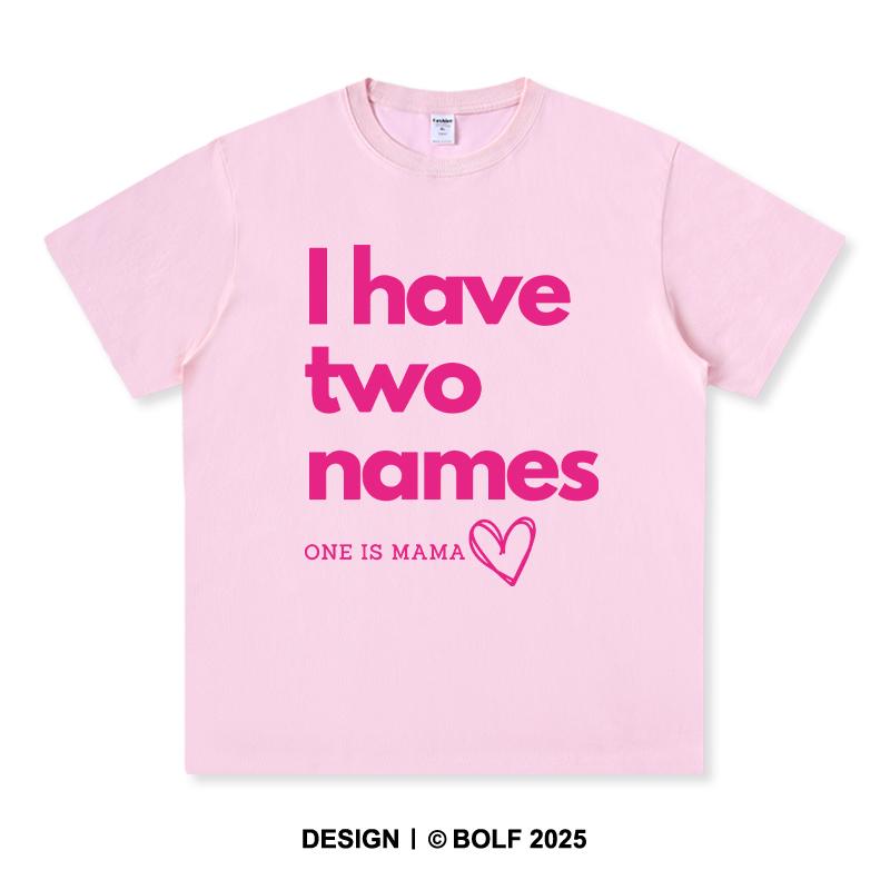 Women's I Have Two Names Printed T-Shirt 100% Cotton Oversized Mysterious Graphic Tees for Men Summer Tops Enigma Streetwear