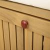 Storage Bench with Cushions 120 x 63 x 84 cm