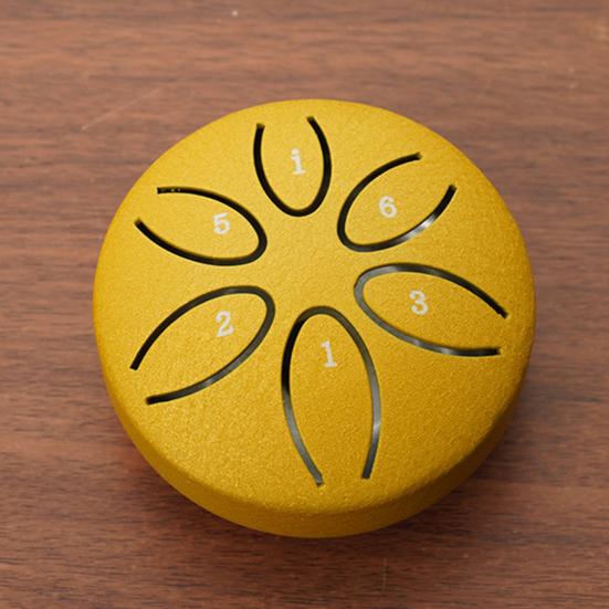 Steel Tongue Drum 6 Notes Mini for Kids 3 Inches Rain Drums Outside Rain