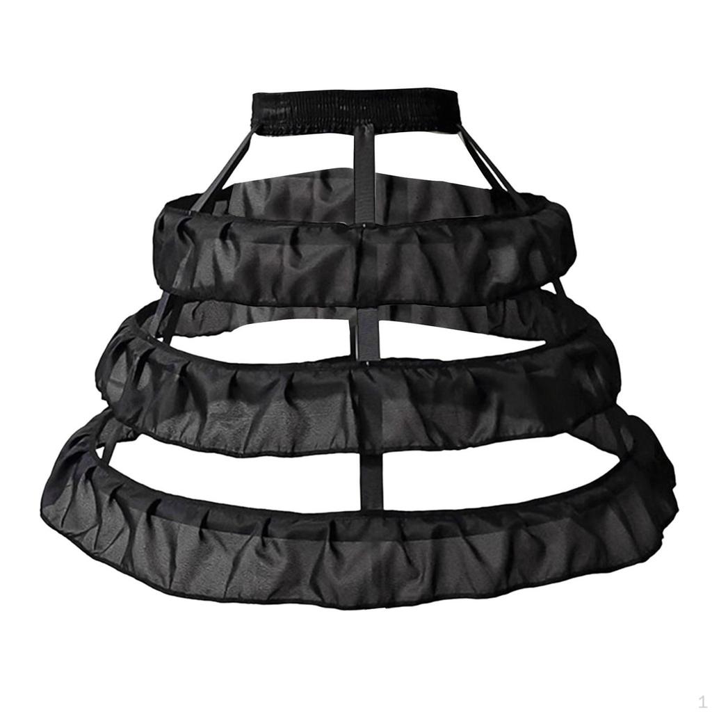 Платье панье нижняя юбка кринолин юбка клетка для вечеринки костюм наряд выпускной праздники