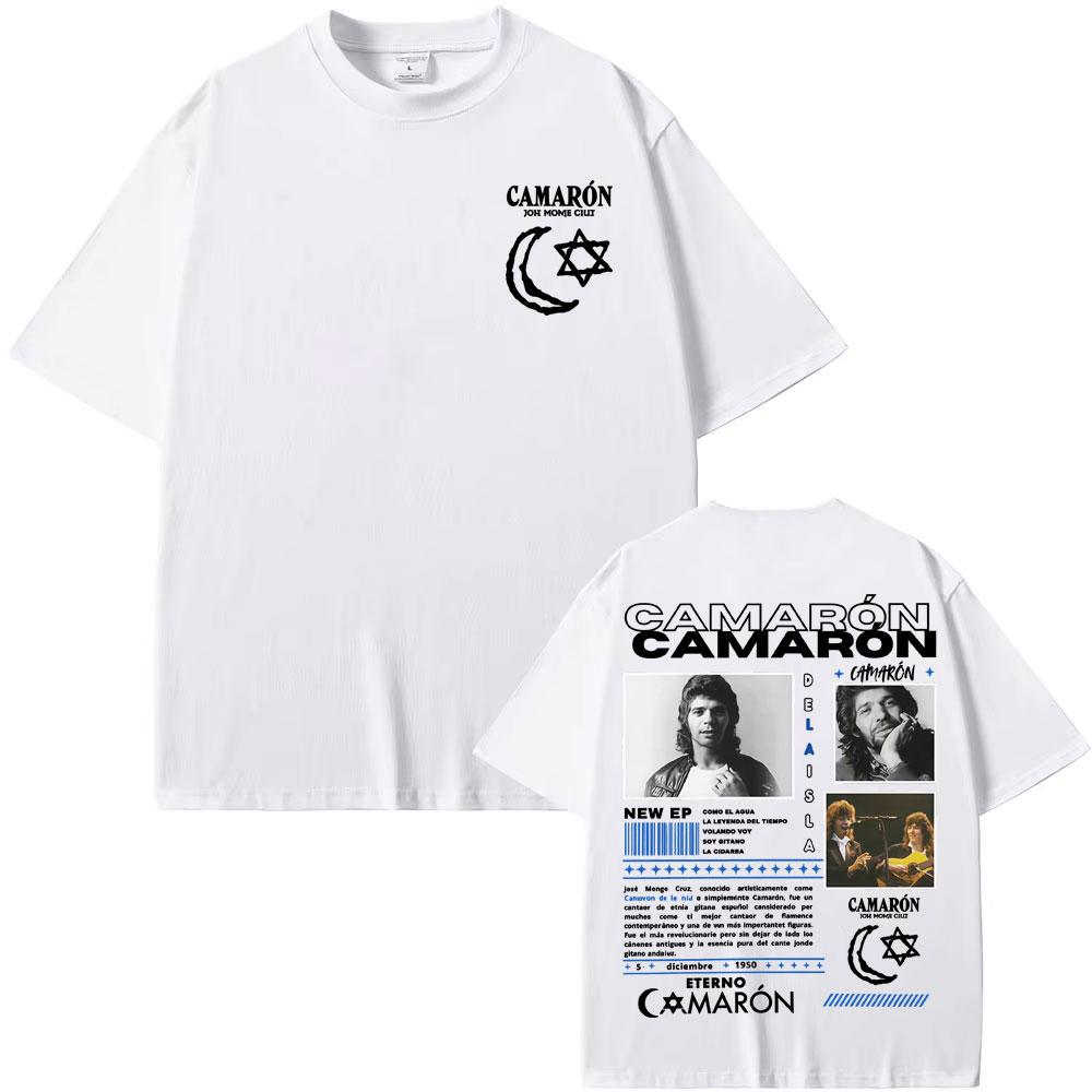 Rock Band Camaron Delaisla Tour 2025 Merch T Shirts Unisexs Clothing Hip Hop Punk Fashion Tshirt Casual Loose 100 Cotton T Shirt