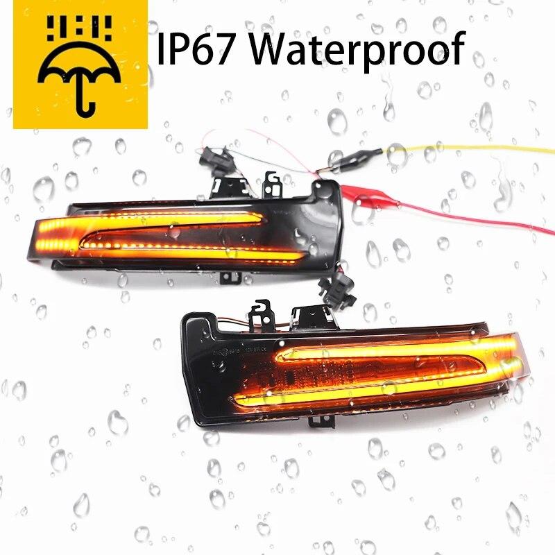 Для Mercedes Benz CLA Class C117 2014 2015 2016-2018 автозапчасти динамический светодиодный индикатор бокового зеркала стример указатель поворота