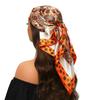 Head Scarf Women Luxury Brand Square 90*90cm Silk Foulard Satin Bandana Cheveux Soft Neckerchief Hijab Hair Scarves For Ladies