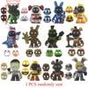 FNAF Игра Паника Полночный Плюшевый Мишка Фокси Чика Фазбер Бонни Сменные Маски Фигурка Аниме 1 шт. Случайно Отправляется