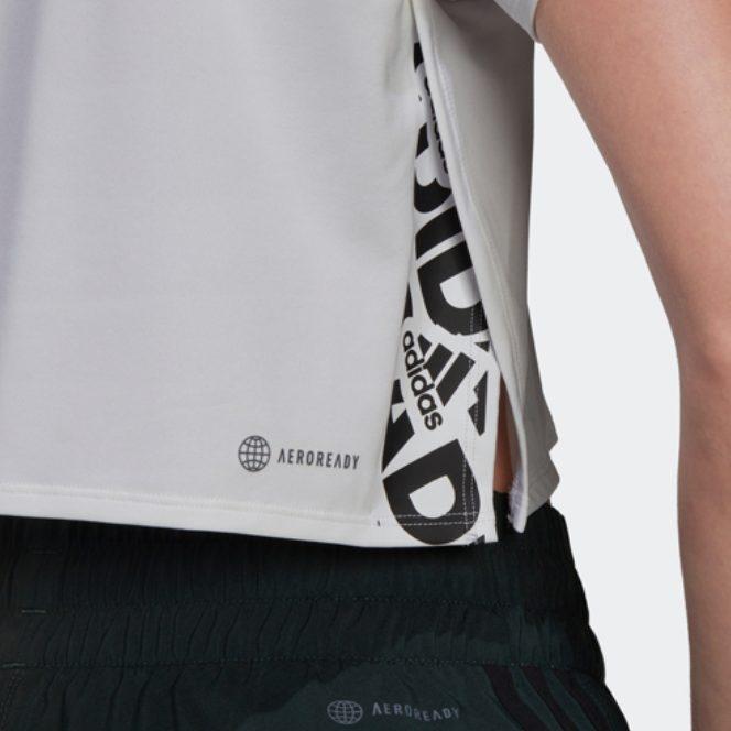 adidas Новинка Спортивная футболка для фитнеса Белая HG5076