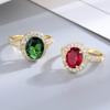 8*10 мм рубиновый изумруд драгоценный камень кольцо 925 стерлингового серебра кольца простой стиль серебряные украшения для рук для женщин