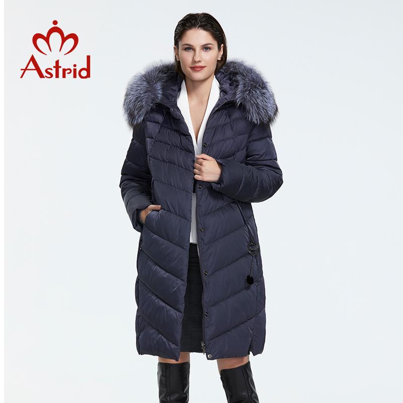 Astrid Winter Jacket Women Parka Plus Size 6xl Fur Long Hooded Warm Zipper Cotton Coat Office Lady Outwear