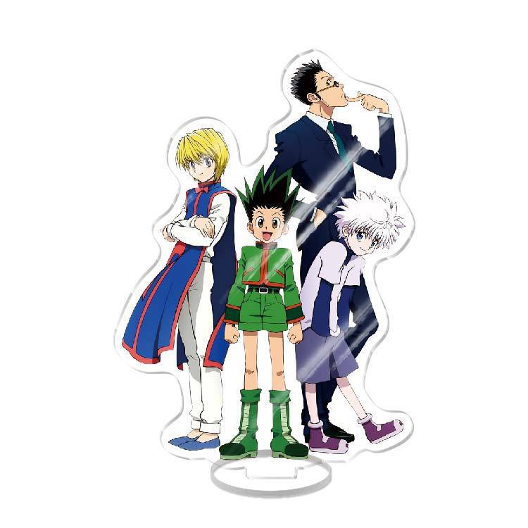 Hunter x hunter анимация периферия Гонзо Киллуа студент кампус настольное украшение акриловая подставка модель очаровательная подставка пвх 15см