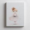 Różowa Balerina - Tańcząca Elegancja Różowa Balerina - Tańcząca Elegancja, 50X70 Cm, Bez Ramy, Papier Matowy 230 Gsm