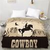Western Cowboy King Queen Bedding Set Vintage Style Rodeo Duvet Cover Men Teens Boys Horse Quilt Cover Polyester Comforter Cover