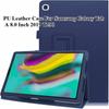 Магнитный флип-чехол из искусственной кожи личи для Samsung Galaxy Tab A 8,0 дюймов, 2019 T290 T295 SM-T290, чехол с умным держателем-подставкой